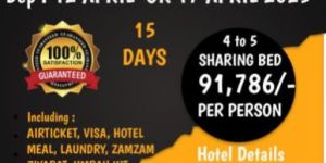 April Umrah Tour Package