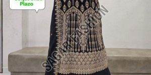 Ladies Embroidered Sharara Suit with Dupatta
