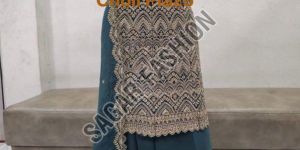 Ladies Georgette Sharara Suit with Dupatta