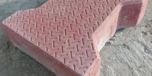 60mm Red Dumble Cement Paver Block