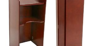 Foldable Wood Podium Stand (SP-503)