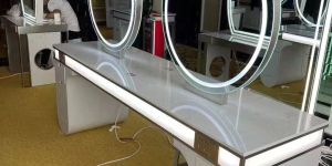 double sided salon mirrors
