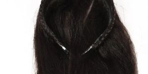 Black Synthetic Straight Hair Extension