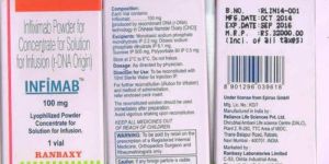 Ranbaxy Infimab Infliximab100 Mg Injection