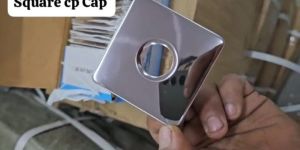 Chrome Square CP Cap Cover