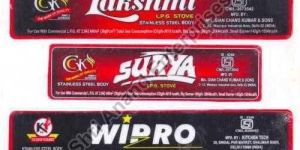 LPG Gas Stove Stickers