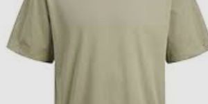 Mens Round Neck Cotton T Shirt