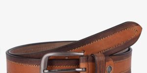 Mens Casual Grain Leather Belt