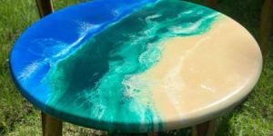 Designer Epoxy Coffee Table Set