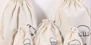 Cotton Canvas Drawstring Bag