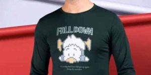 Men Printed Cotton T Shirt