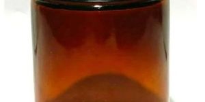 250 Ml Amber Glass Candle Jar