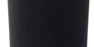 250 Ml Black Glass Candle Jar with Wooden Lid