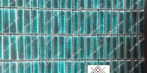 Light Moroccan Green Accent Ceramic Handmade Tile