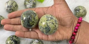 Green Tremolite Gemstone Sphere