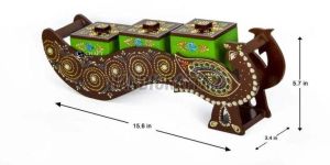 Decorative Wooden Dry Fruit Box