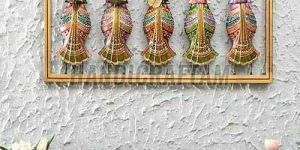 Handmade Iron Musician Wall Hanging