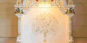 Decorative White Marble Temple