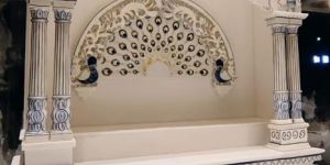 Elegant White Marble Temple