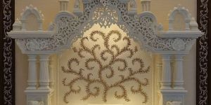 Handmade White Marble Temple