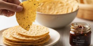 Oyster Mushroom Papad