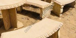 Sandstone Garden Bench