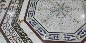 Marble Inlay Flooring Work