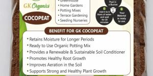 GK Organics Coco Peat Block (1 Kg)
