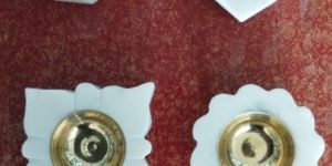 White Marble Tea Light Candle Holder