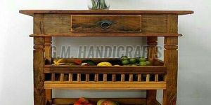 Wooden Kitchen Table Rack