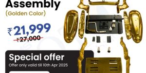 Jaguar Chair Frame Assembly (21pc/set) - Silver