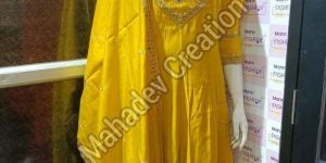 Lady Celebration Style Embroidered Churidar Suit
