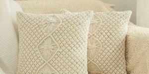 Cotton Macrame Pillow Cover
