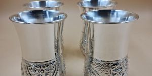 Silver Glass Set