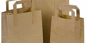 Brown Thick GSM Plain Paper Bag
