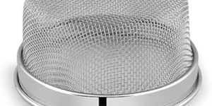 SS304 Circular Stainless Steel Round Flat Wire Basket