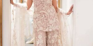 Designer Halter Neck Sharara Set