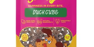 70 gm slurpies duck cubes dog food