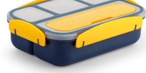 4 Compartment Plastic Lunch Box for Student