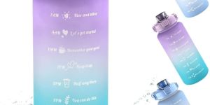 Plastic Motivational Water Bottle