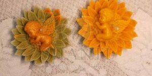 Angel In Flower Candles