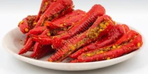 Homemade Red Chilli Pickle Bharwan Mirch