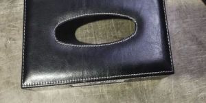 Office Leather Tissue Box
