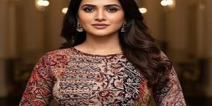 Round Neck Cotton Printed Stretchable Kalamkari Blouse