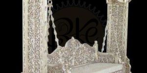 Temple Arch Silver Cladding Jhula
