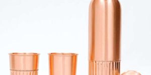 copper bottle glasses set
