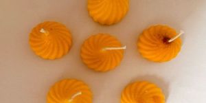 Wax Modak Candle with Elaichi Fragrance