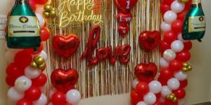 party balloon decoration