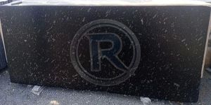 Pearl Black Granite Slab