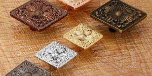 Designer Square Zinc Door Knob